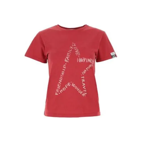 Golden Goose Женские T-рубашки красного цвета
