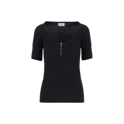 Patou SS25 T Рубашка Женская Морской Черный