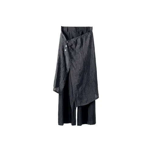 HUANXIANGZHE Повседневные брюки Унисекс Черный