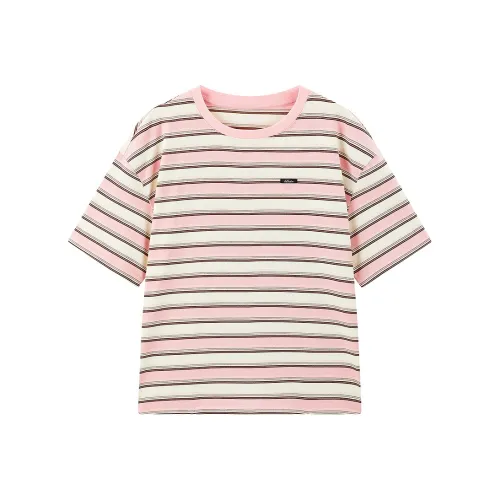 LEDIN Т-рубашка с оборванным рукавом женская розовая примула в наличии