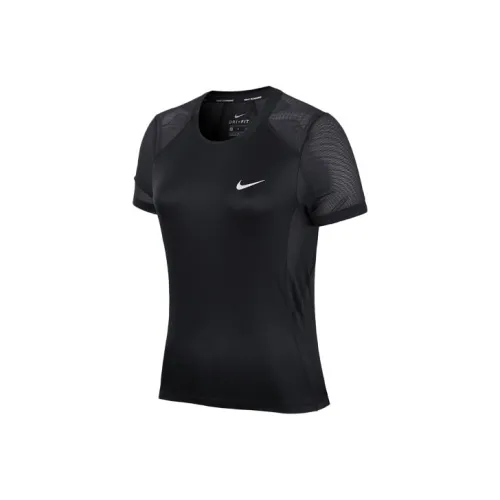 nike Набор с рукавами для бега футболка женская черная