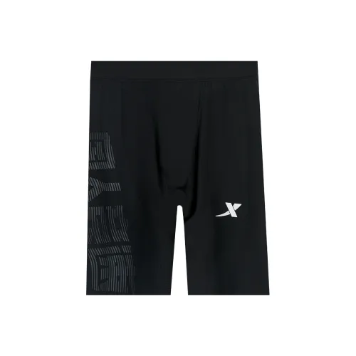 XTEP Глубокий Черный Мужские Спортивные Шорты