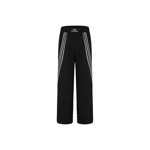 BING Повседневные брюки Унисекс Графитовый черный