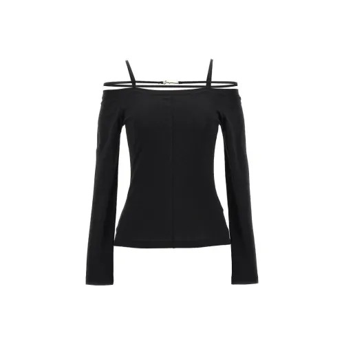 Jacquemus Черные Женские Т-рубашки