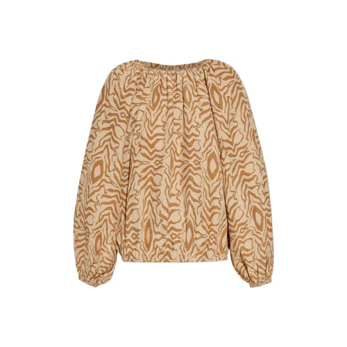 By Malene Birger Женские рубашки светло-янтарного цвета