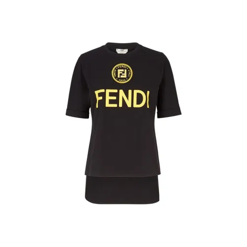 FENDI Черные Женские Т-рубашки