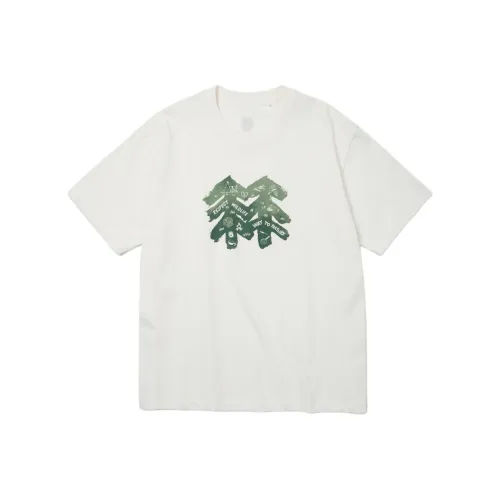 KOLON SPORT T-Shirt Унисекс Айвори Белый