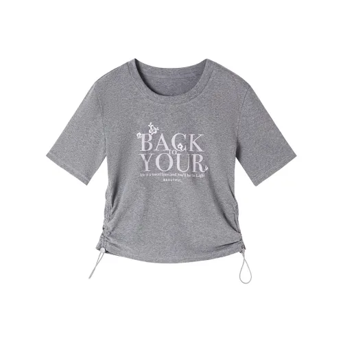 XIANGYING T-рубашка Женская Средняя Серая