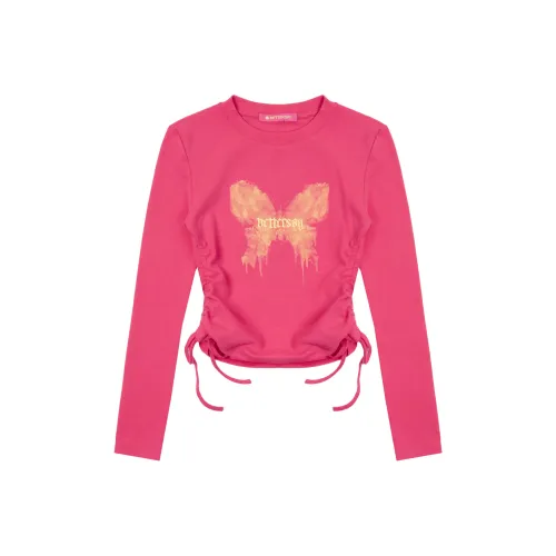 BETTERSAY Фуксия Женские Футболки