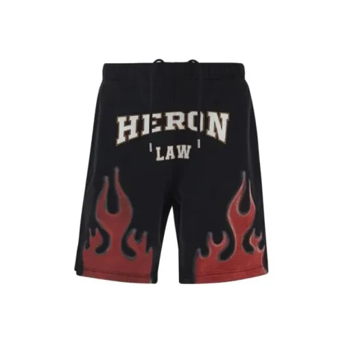 HERON PRESTON Черные Мужские Спортивные Шорты