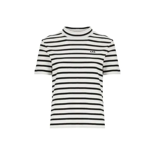 A.P.C T-рубашка Женская Черно-белая