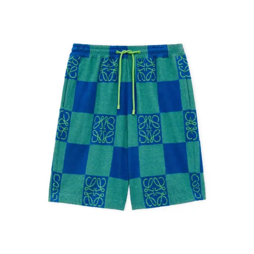 LOEWE SS24 Повседневные шорты Мужской SOUR Фруктовый зеленый