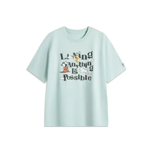 Подкладка Sports Life Collection T-рубашка Женская Перо Зеленая