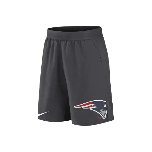 nike Dri Fit Эластичные Повседневные Шорты NFL New England Patriots Мужские Черные