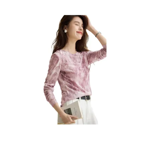 Mo Han Yi Mei T Рубашка Женская Розовая