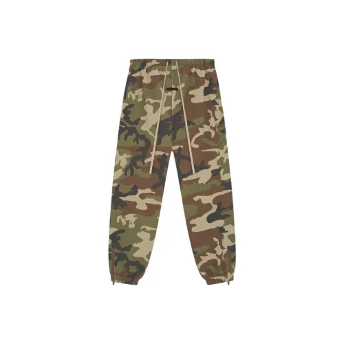 Fear of God ESSENTIALS Зеленый камуфляж/WOODLAND CAMO Мужские Повседневные Штаны