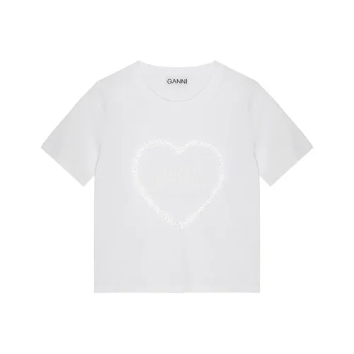 GANNI Белые Женские Футболки