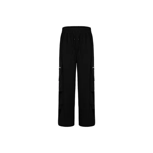 BING Повседневные брюки Унисекс Графитовый черный