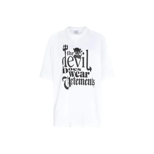 Vetements Белые Женские Футболки
