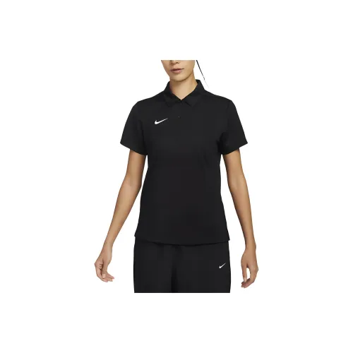 Nike Dri Fit Стандартная футболка Женская Черная