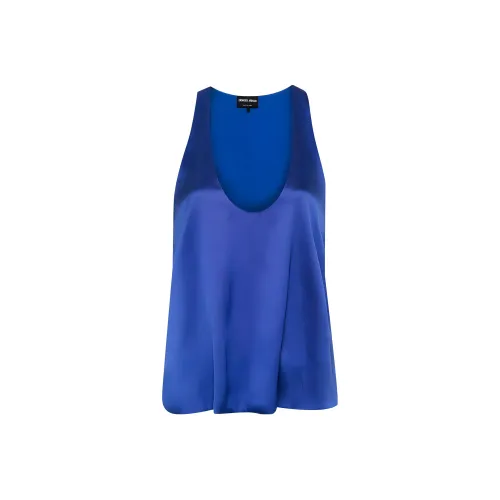 AMANI SS24 Майка Женская Темно-синяя