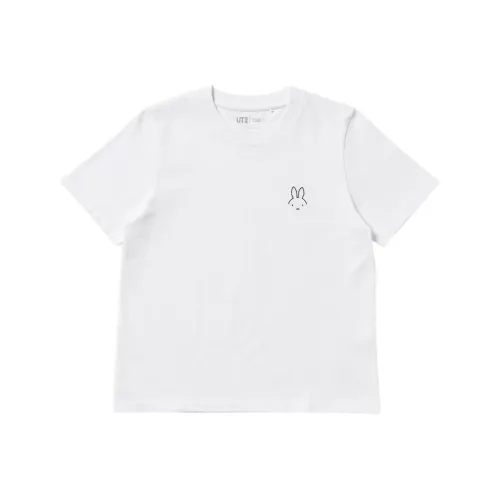 UNIQLO x MIFFY Коллаборация T-рубашка Женская Белая