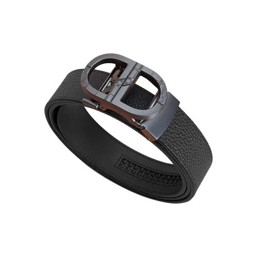 BANFU Ремни из натуральной коровьей кожи мужской черный ширина 3,5 см