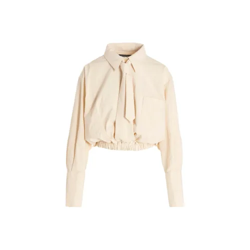 Jacquemus Абрикос Женские Короткие Топы