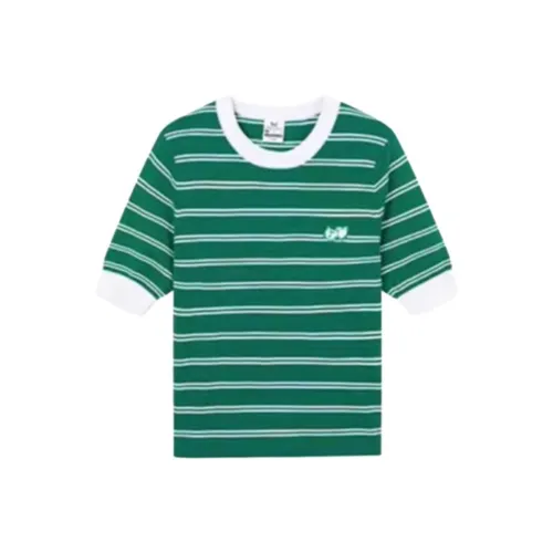 361° Life Collection T-Shirt Женская Deep Snow Green Feather White