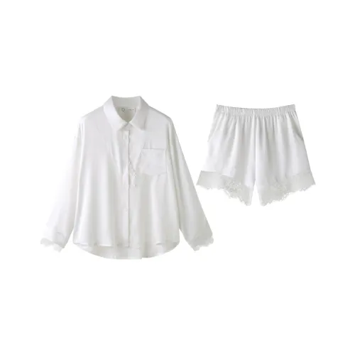 MEONSILL Пижамный комплект Женский Белый