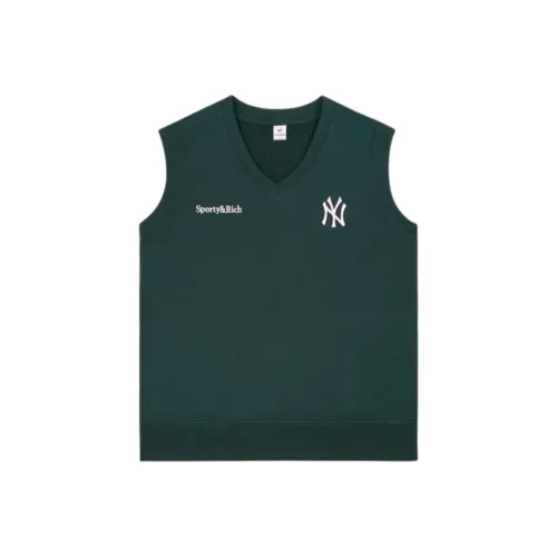 SPORTY RICH x Нью-Йорк Янкис FW24 Майка Женская Зеленая