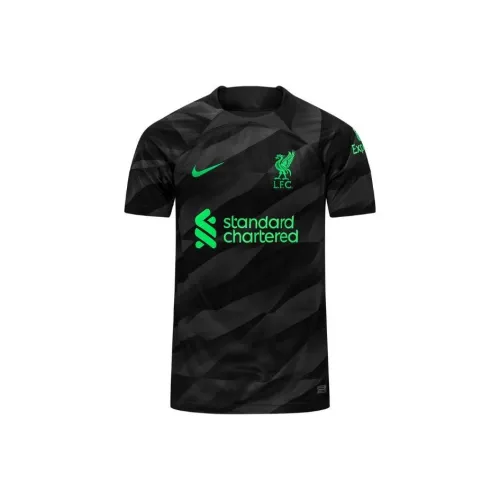 Nike Черная Мужская Футбольная Джерси