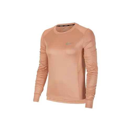 NIKE Розово-золотые Женские Футболки