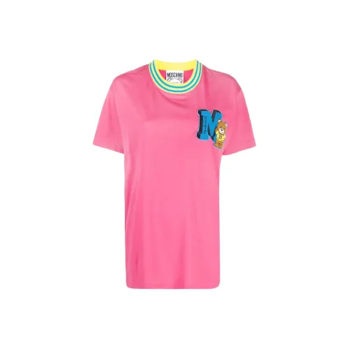 MOSCHINO Пурпурно-розовые Женские Т-рубашки