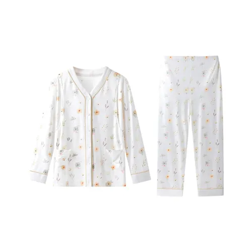 YeeHoO Пижамный комплект Женский Белый