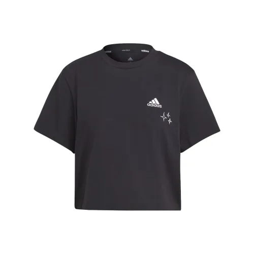 Adidas SCRIBBLE Черные Женские Футболки