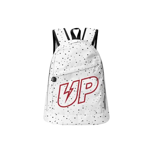 TURN UP Полиэстер Студенческий Рюкзак Унисекс Белый