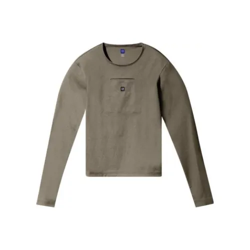 YEEZY x Gap X Balenciaga T-Shirt Женская Оливково-зеленый