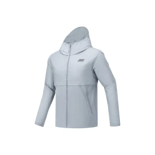 Skechers Comfort Sports Series Куртка Мужская Серебристо-Серый 03 KR