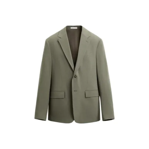 ZARA Зеленый Мужской Деловые костюмы