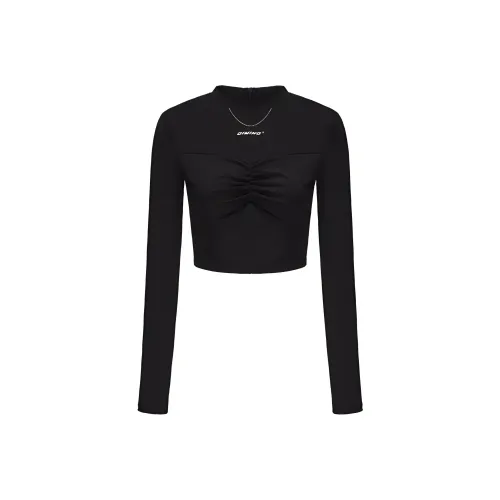 GIMING Стандартная T-рубашка Женская Черная