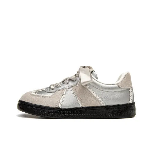 STAE Немецкие армейские кроссовки устойчивые к истиранию низкий топ кеды для скейтбординга женские серебряные