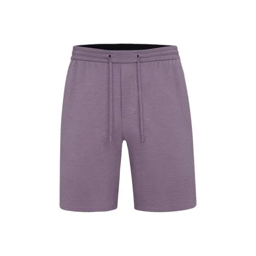lululemon Фиолетово-серые Мужские спортивные шорты