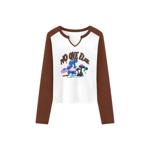 NO ONE ELSE Реглан-рукав Т-рубашка Женская