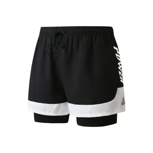 PEAK Повседневные шорты Мужские Черный Белый