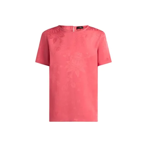 ETRO Женские рубашки T красного цвета