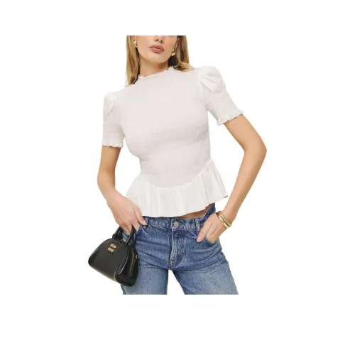 Reformation T-рубашка Женская Белая