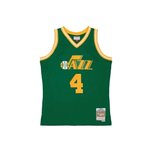 Mitchell Ness Зеленый Мужской баскетбольный топ