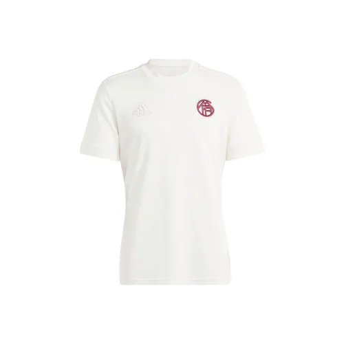 Adidas FC Bayern Нефрит Белый Мужская Футбольная Джерси