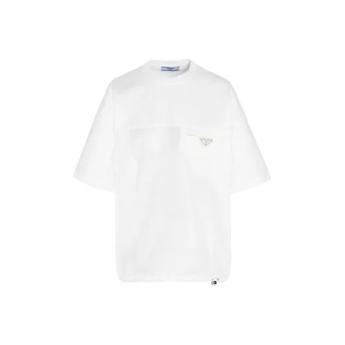PRADA FW21 T Рубашка Женская Белая